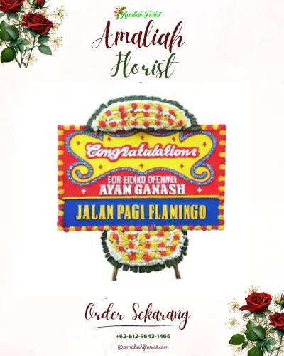 Bunga Papan Congratulation di Brengkolang